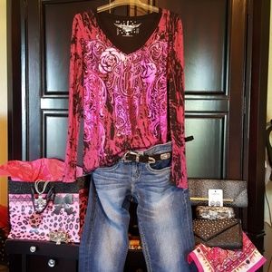 ROCK & ROLL COWGIRL Top